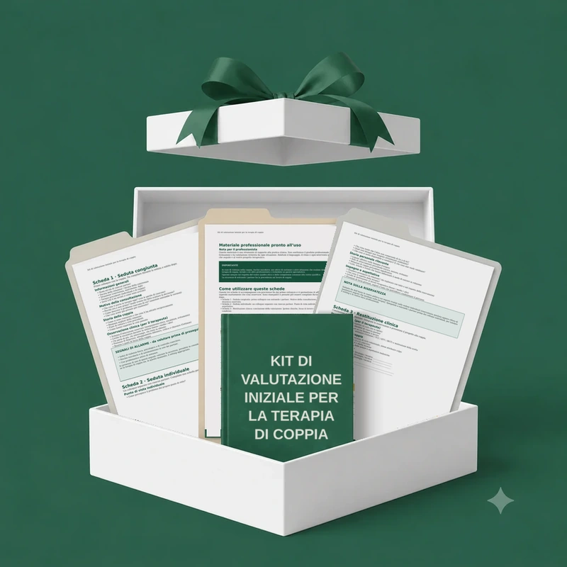 Bonus 1: kit di valutazione iniziale per la terapia di coppia
