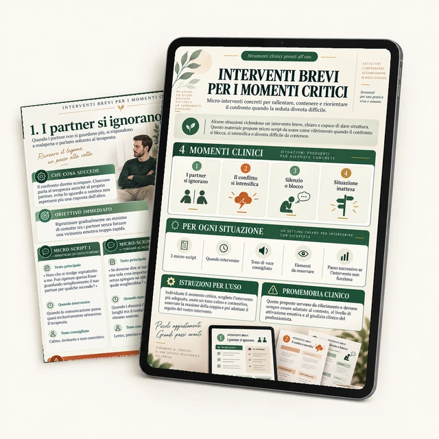 Interventi brevi per i momenti critici